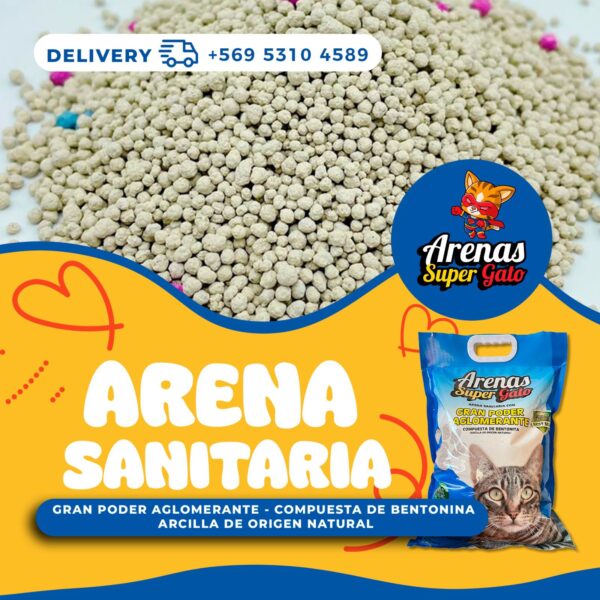 Arena Sanitaria para Gatos 80kg - Imagen 2